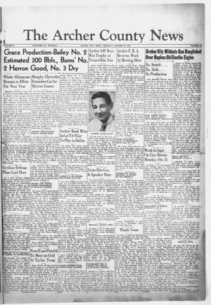 The Archer County News (Archer City, Tex.), Vol. 36, No. 42, Ed. 1 Thursday, October 12, 1950