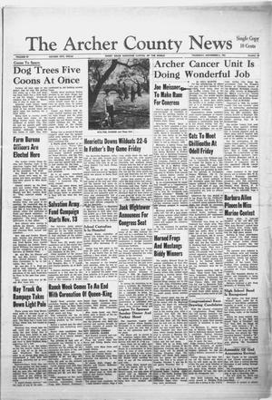 The Archer County News (Archer City, Tex.), Vol. 47, No. 48, Ed. 1 Thursday, November 2, 1961