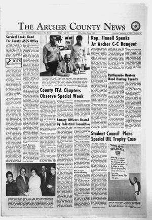 Primary view of object titled 'The Archer County News (Archer City, Tex.), Vol. 56, No. 8, Ed. 1 Thursday, February 22, 1973'.