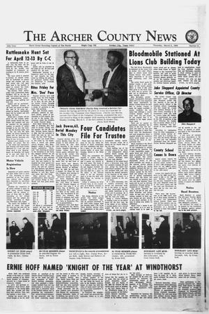The Archer County News (Archer City, Tex.), Vol. 55, No. 9, Ed. 1 Thursday, March 6, 1969