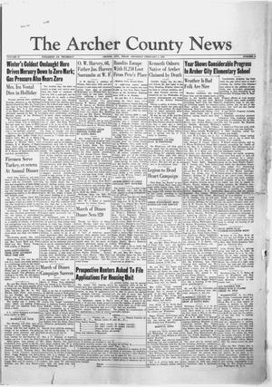 The Archer County News (Archer City, Tex.), Vol. 37, No. 6, Ed. 1 Thursday, February 1, 1951