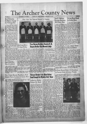 The Archer County News (Archer City, Tex.), Vol. 32, No. 9, Ed. 1 Thursday, February 28, 1946