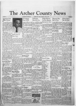 The Archer County News (Archer City, Tex.), Vol. 44, No. 25, Ed. 1 Thursday, June 5, 1958