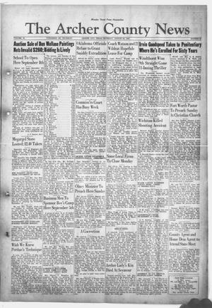The Archer County News (Archer City, Tex.), Vol. 33, No. 35, Ed. 1 Thursday, August 28, 1947