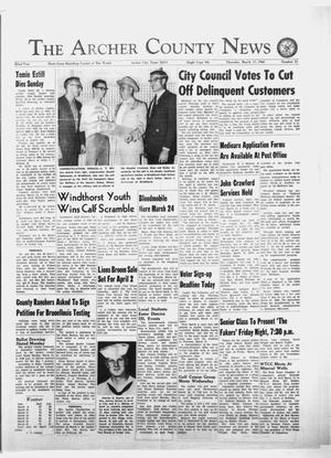 The Archer County News (Archer City, Tex.), Vol. 52, No. 11, Ed. 1 Thursday, March 17, 1966
