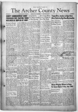 The Archer County News (Archer City, Tex.), Vol. 32, No. 37, Ed. 1 Thursday, September 12, 1946