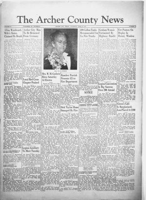 The Archer County News (Archer City, Tex.), Vol. 37, No. 17, Ed. 1 Thursday, April 19, 1951