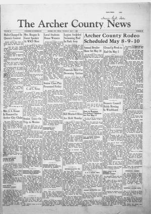The Archer County News (Archer City, Tex.), Vol. 44, No. 20, Ed. 1 Thursday, May 1, 1958