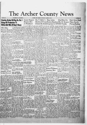 The Archer County News (Archer City, Tex.), Vol. 38, No. 14, Ed. 1 Thursday, March 27, 1952