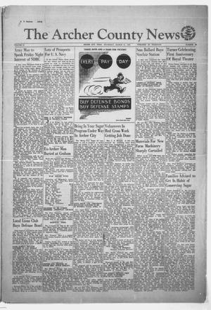 The Archer County News (Archer City, Tex.), Vol. 31, No. 25, Ed. 1 Thursday, March 12, 1942
