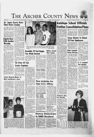 The Archer County News (Archer City, Tex.), Vol. 57, No. 43, Ed. 1 Thursday, October 28, 1971