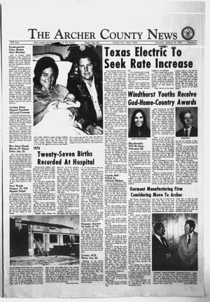 The Archer County News (Archer City, Tex.), Vol. 57, No. 2, Ed. 1 Thursday, January 10, 1974