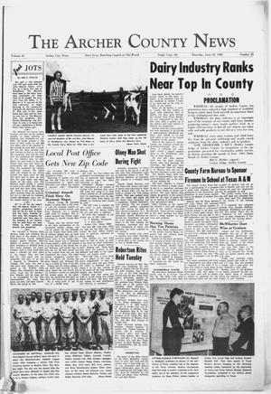 The Archer County News (Archer City, Tex.), Vol. 49, No. 25, Ed. 1 Thursday, June 20, 1963