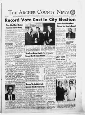 Primary view of object titled 'The Archer County News (Archer City, Tex.), Vol. 52, No. 14, Ed. 1 Thursday, April 7, 1966'.