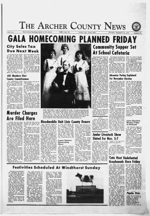 The Archer County News (Archer City, Tex.), Vol. 56, No. 39, Ed. 1 Thursday, September 24, 1970