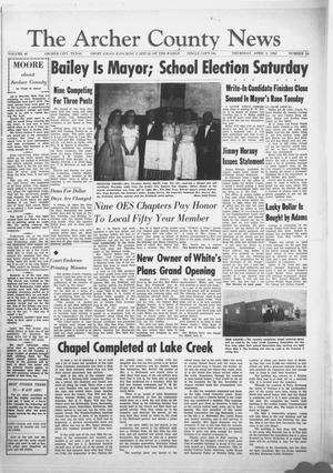 The Archer County News (Archer City, Tex.), Vol. 48, No. 14, Ed. 1 Thursday, April 5, 1962