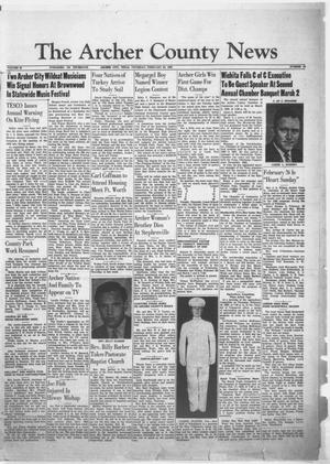 The Archer County News (Archer City, Tex.), Vol. 42, No. 10, Ed. 1 Thursday, February 23, 1956