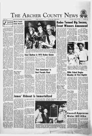 The Archer County News (Archer City, Tex.), Vol. 55, No. 24, Ed. 1 Thursday, June 15, 1972