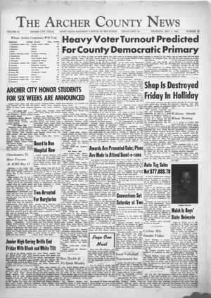 The Archer County News (Archer City, Tex.), Vol. 48, No. 18, Ed. 1 Thursday, May 3, 1962