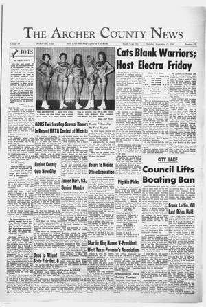 The Archer County News (Archer City, Tex.), Vol. 49, No. 37, Ed. 1 Thursday, September 12, 1963