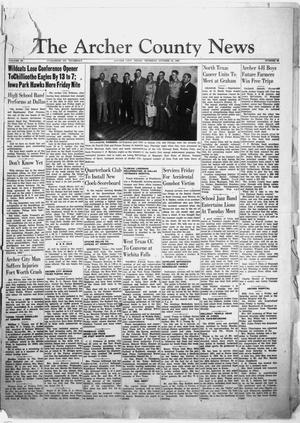 The Archer County News (Archer City, Tex.), Vol. 38, No. 43, Ed. 1 Thursday, October 16, 1952