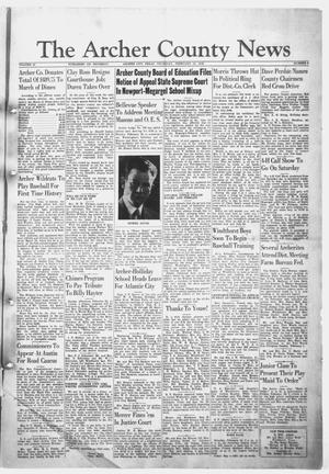 The Archer County News (Archer City, Tex.), Vol. 34, No. 8, Ed. 1 Thursday, February 19, 1948