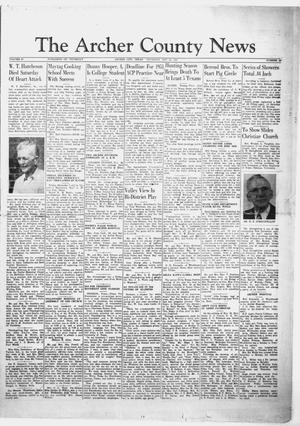 The Archer County News (Archer City, Tex.), Vol. 37, No. 49, Ed. 1 Thursday, November 29, 1951