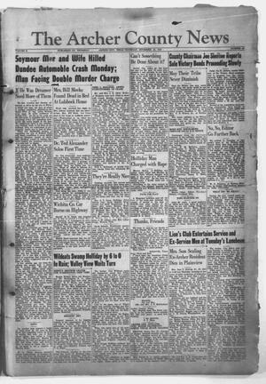 The Archer County News (Archer City, Tex.), Vol. 31, No. 46, Ed. 1 Thursday, November 15, 1945