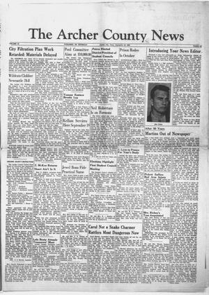 The Archer County News (Archer City, Tex.), Vol. 44, No. 41, Ed. 1 Wednesday, September 24, 1958