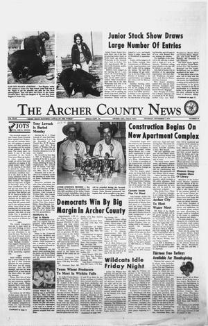 The Archer County News (Archer City, Tex.), Vol. 57TH YEAR, No. 44, Ed. 1 Thursday, November 7, 1974