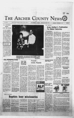 The Archer County News (Archer City, Tex.), Vol. 61, No. 48, Ed. 1 Thursday, November 30, 1978