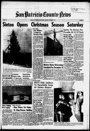 San Patricio County News (Sinton, Tex.), Vol. 56, No. 49, Ed. 1 Thursday, December 3, 1964