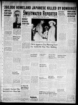 Sweetwater Reporter (Sweetwater, Tex.), Vol. 48, No. 199, Ed. 1 Thursday, August 23, 1945