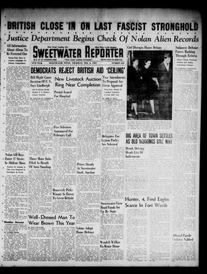 Sweetwater Reporter (Sweetwater, Tex.), Vol. 44, No. 230, Ed. 1 Thursday, February 6, 1941