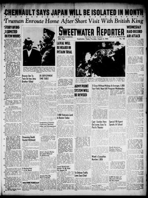 Sweetwater Reporter (Sweetwater, Tex.), Vol. 48, No. 183, Ed. 1 Thursday, August 2, 1945