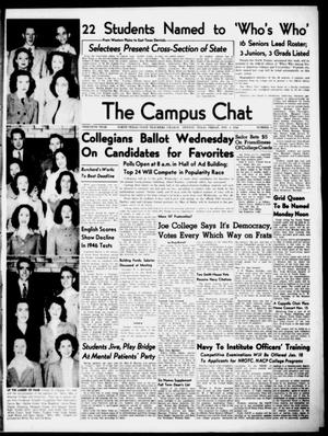 The Campus Chat (Denton, Tex.), Vol. 30, No. 8, Ed. 1 Friday, November 8, 1946