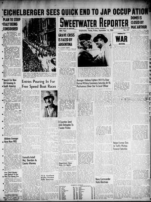 Sweetwater Reporter (Sweetwater, Tex.), Vol. 48, No. 217, Ed. 1 Friday, September 14, 1945