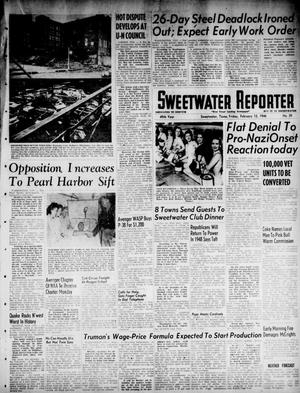 Sweetwater Reporter (Sweetwater, Tex.), Vol. 49, No. 39, Ed. 1 Friday, February 15, 1946