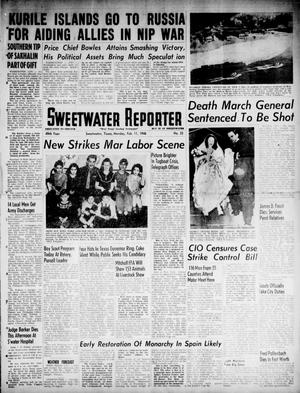 Sweetwater Reporter (Sweetwater, Tex.), Vol. 49, No. 35, Ed. 1 Monday, February 11, 1946