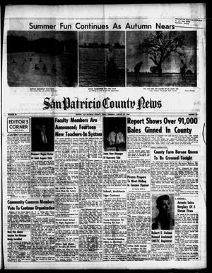 Primary view of object titled 'San Patricio County News (Sinton, Tex.), Vol. 56, No. 35, Ed. 1 Thursday, August 27, 1964'.