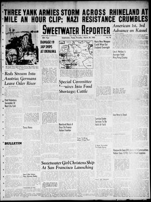 Sweetwater Reporter (Sweetwater, Tex.), Vol. 48, No. 76, Ed. 1 Thursday, March 29, 1945