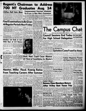 The Campus Chat (Denton, Tex.), Vol. 34, No. 63, Ed. 1 Friday, August 17, 1951
