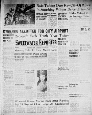 Sweetwater Reporter (Sweetwater, Tex.), Vol. 46, No. 58, Ed. 1 Wednesday, March 3, 1943