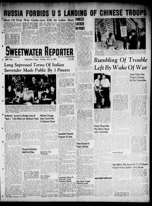 Primary view of object titled 'Sweetwater Reporter (Sweetwater, Tex.), Vol. 48, No. 262, Ed. 1 Tuesday, November 6, 1945'.