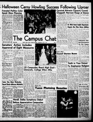 Primary view of object titled 'The Campus Chat (Denton, Tex.), Vol. 33, No. 12, Ed. 1 Wednesday, November 2, 1949'.