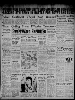 Sweetwater Reporter (Sweetwater, Tex.), Vol. 45, No. 285, Ed. 1 Tuesday, June 30, 1942