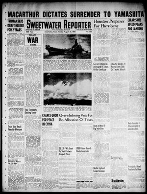 Sweetwater Reporter (Sweetwater, Tex.), Vol. 48, No. 202, Ed. 1 Monday, August 27, 1945