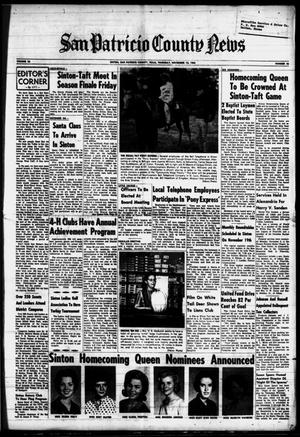 San Patricio County News (Sinton, Tex.), Vol. 56, No. 46, Ed. 1 Thursday, November 12, 1964