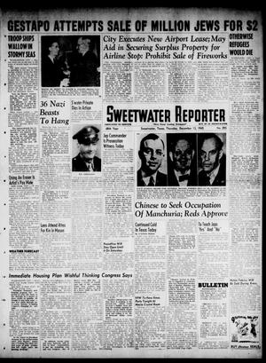 Sweetwater Reporter (Sweetwater, Tex.), Vol. 48, No. 293, Ed. 1 Thursday, December 13, 1945