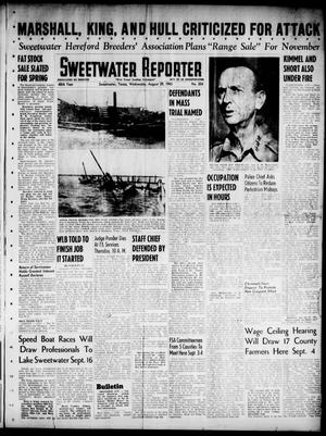 Sweetwater Reporter (Sweetwater, Tex.), Vol. 48, No. 204, Ed. 1 Wednesday, August 29, 1945